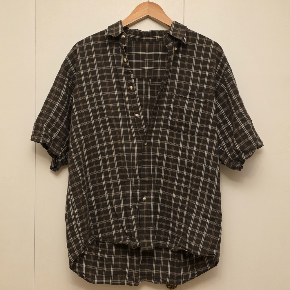 Brown Plaid Shirt